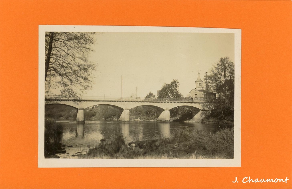 Archettes en 1931 ~ Le Pont de la Moselle.JPG