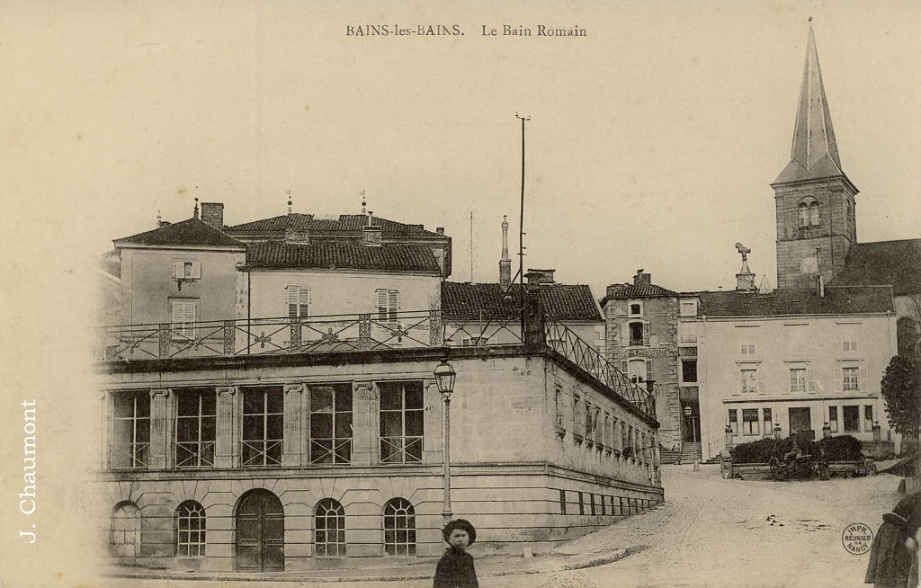 Bains-les-Bains. - Le Bain Romain dans les années 1900.JPG