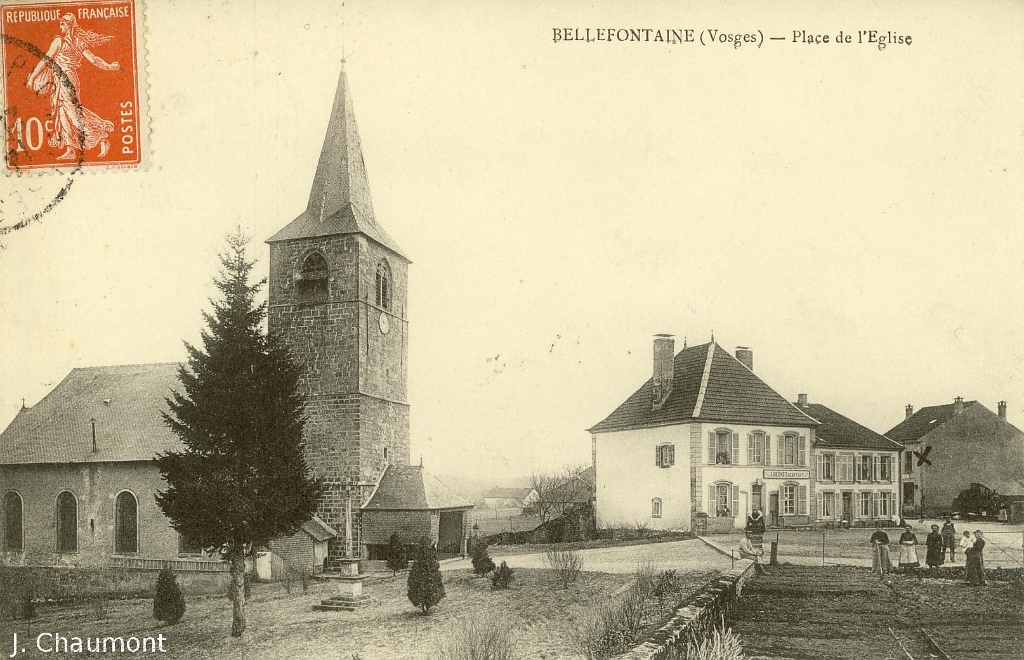 Bellefontaine - Place de l'Eglise.JPG