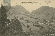 Le Col de Bussang (altitude 734m). - Entre la Côte des Russiers (1192m) et la Tête des Allemands (1015m)