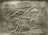 Dinozé - Cimetière Américain du Quéquement - Une Sculpture du Monument