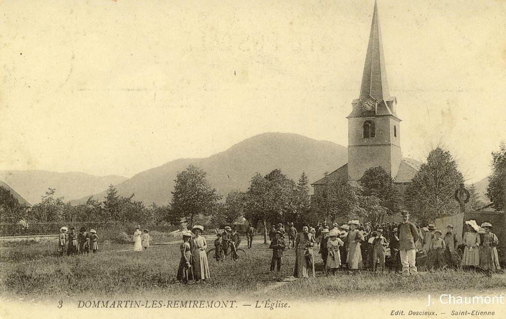 Dommartin-lès-Remiremont. - L'Eglise.JPG