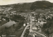 Eloyes - Vue générale et la Moselle en 1960