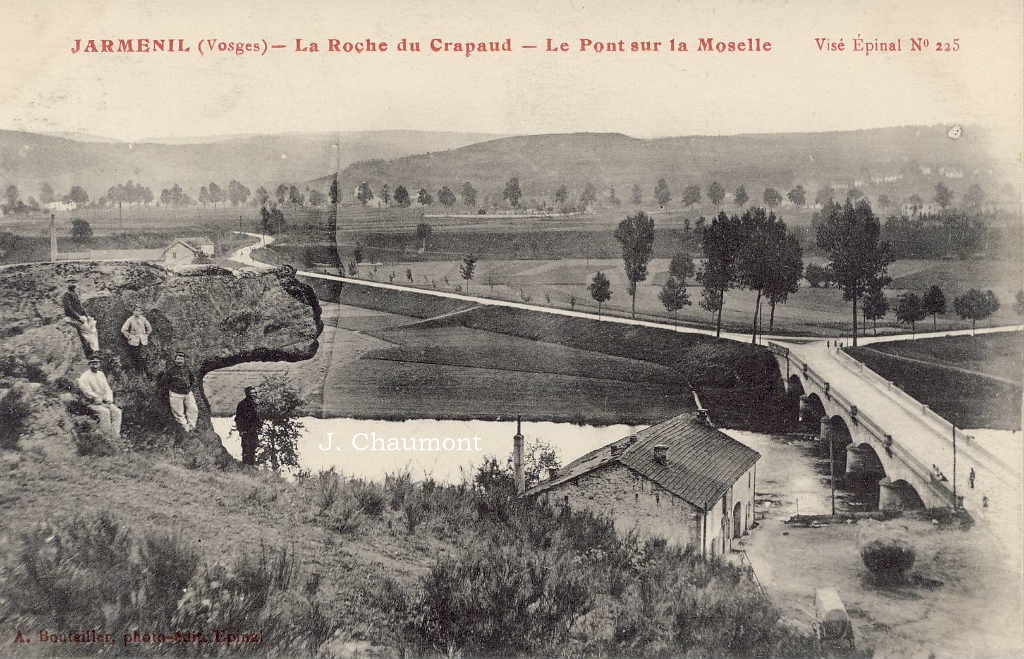 Jarménil - La Roche du Crapaud - Le Pont sur la Moselle.jpg