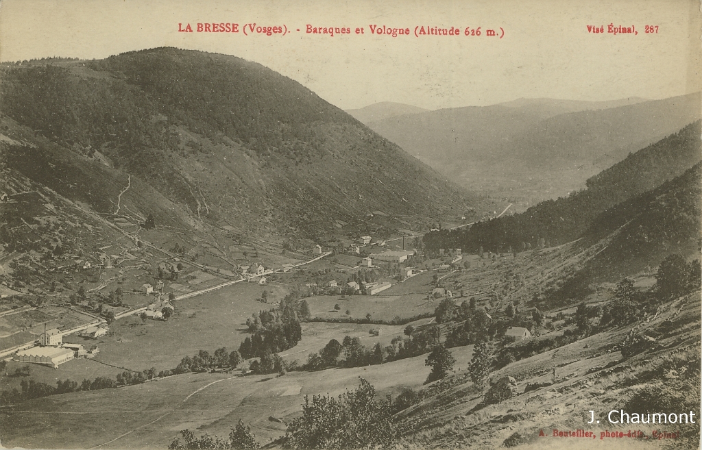 La Bresse. - Baraques et Vologne (Altitude 626 m.).jpg