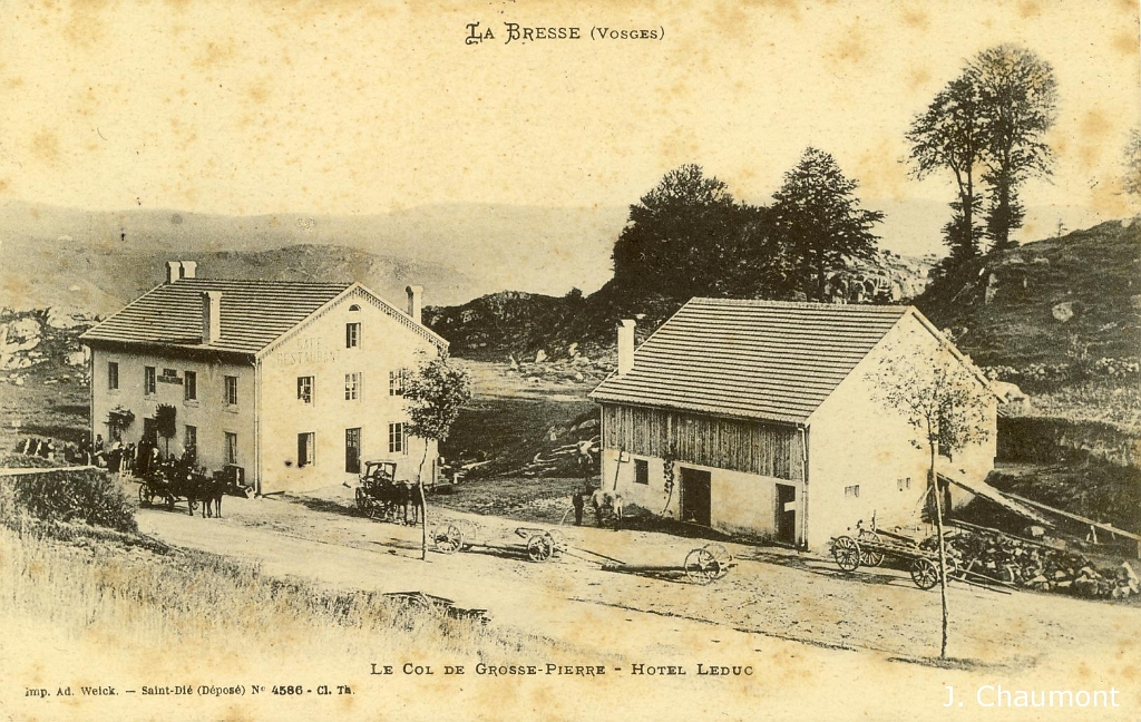 La Bresse. - Le Col de Grosse-Pierre - Hotel Leduc.JPG