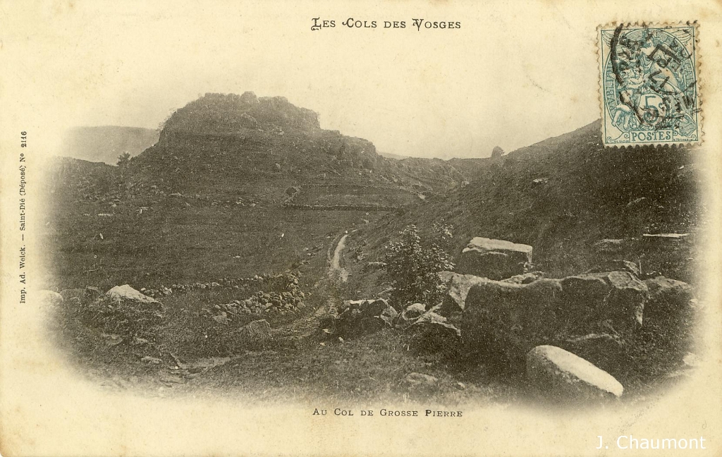 Les Cols des Vosges. - Au Col de Grosse Pierre.JPG