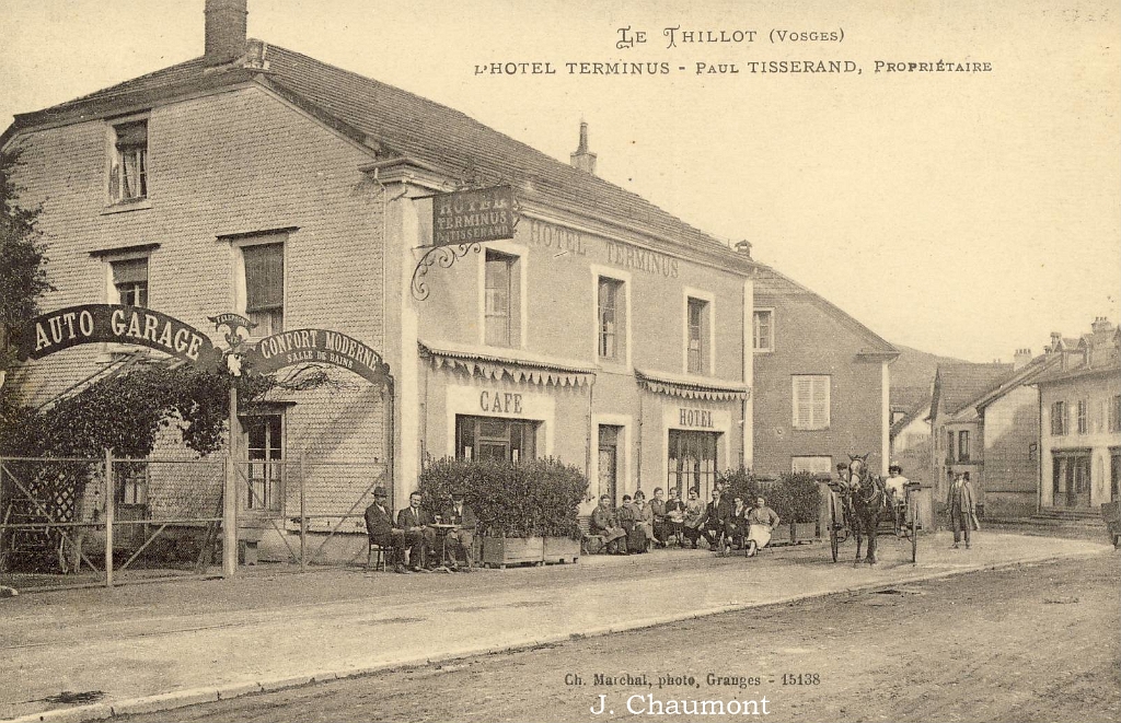 Le Thillot. - L'HOTEL TERMINUS - Paul TISSERAND, Propriétaire.JPG
