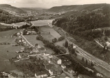 Faymont - Le Val-d'Ajol. - Vue aérienne - Le Bas de Faymont, sa Chapelle, ses Cités - Puis Courupt et son Tissage