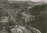 Le Val-d'Ajol - Vallée de Faymont et de Courupt - Vue aérienne avec la Route de la Vallée des Roches allant vers Remiremont