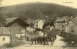 Le Val-d'Ajol. - Faymont. - Passage de Troupes - Bataillon d'Artillerie à pied