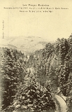 Panorama de Faymont, vue prise en hiver depuis la Roche Busnière. - Route de Remiremont au Val d'Ajol