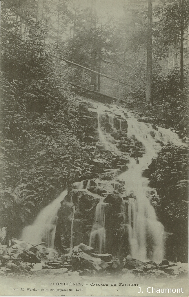Plombières. - Cascade de Faymont vers 1900.jpg