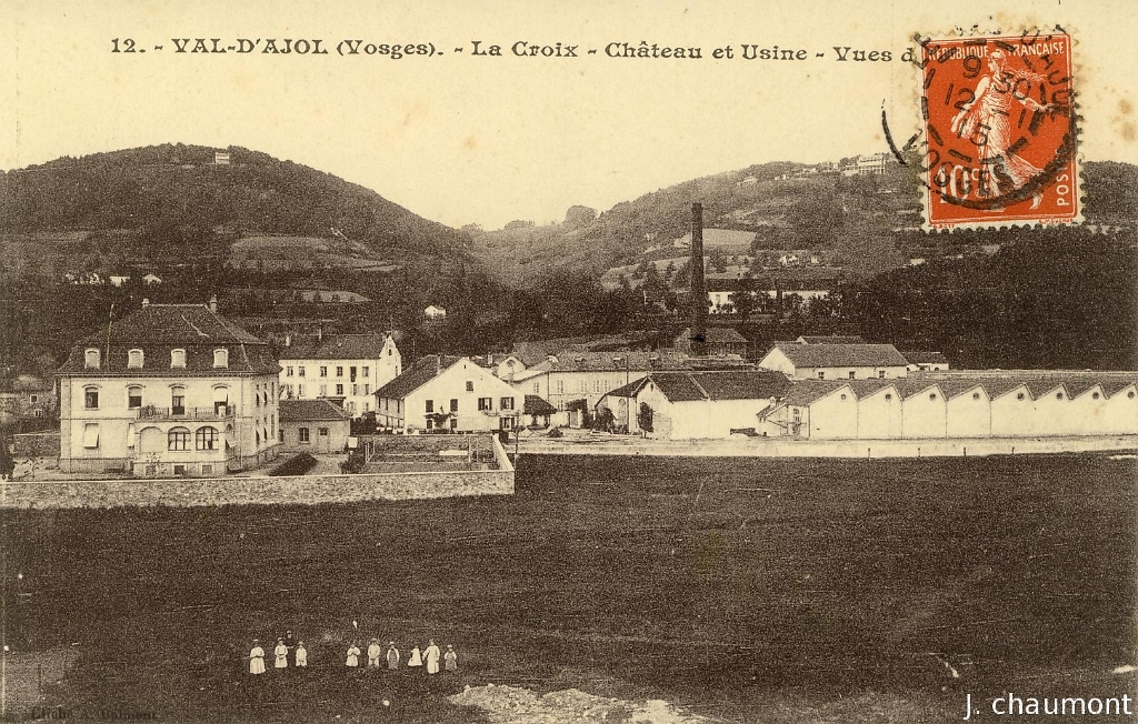 Val-d'Ajol. - La Croix - Château et Usine.JPG
