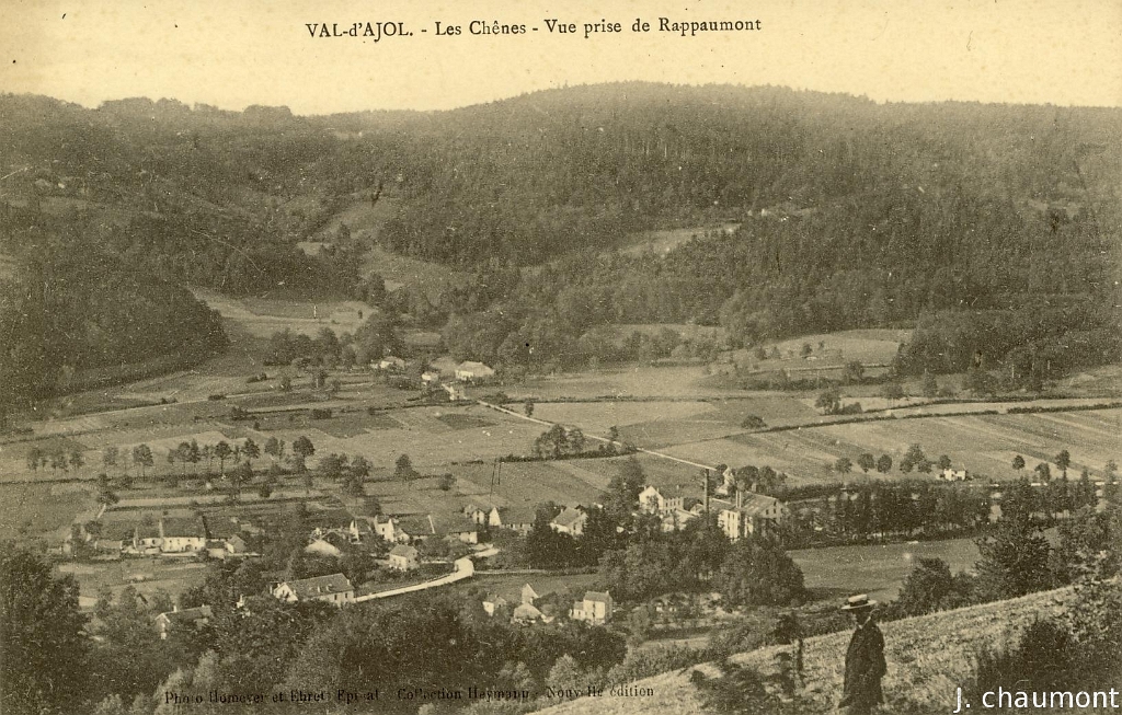 Val-d'Ajol. - Les Chênes - Vue prise de Rappaumont.JPG