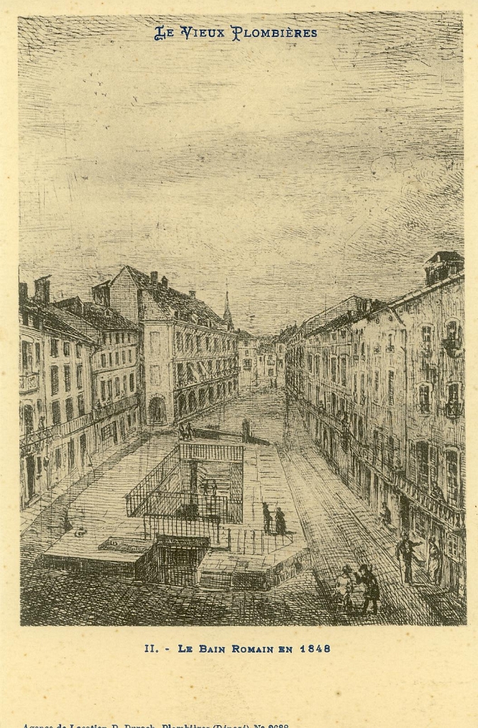 Le Vieux Plombières. - 2. - Le Bain Romain en 1848.JPG