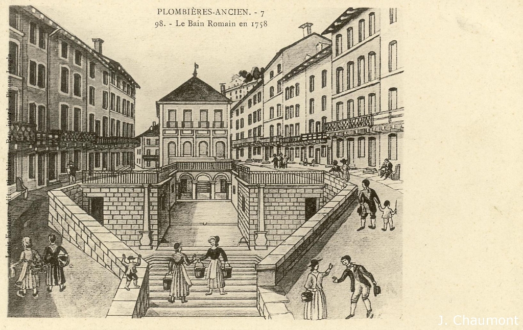 Plombières-Ancien. - 7. - Le Bain Romain en 1758.JPG
