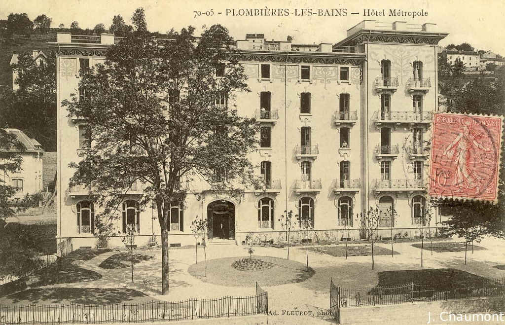 Plombières-les-Bains - Hôtel Métropole.JPG