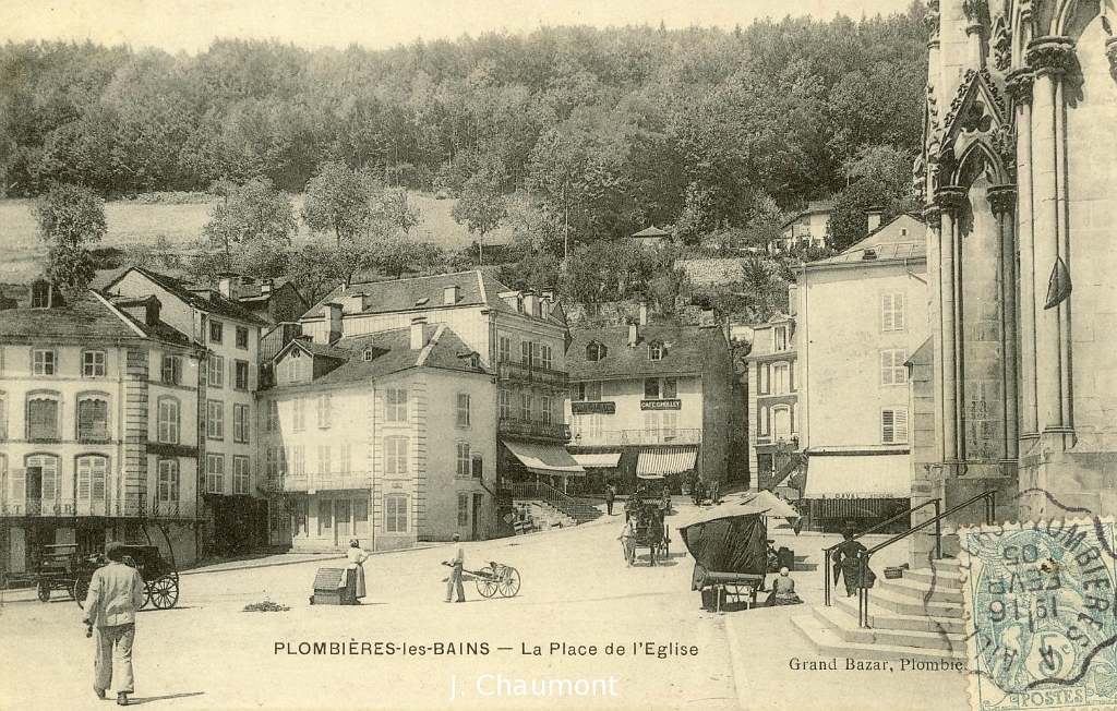 Plombières-les-Bains - La Place de l'Eglise.JPG