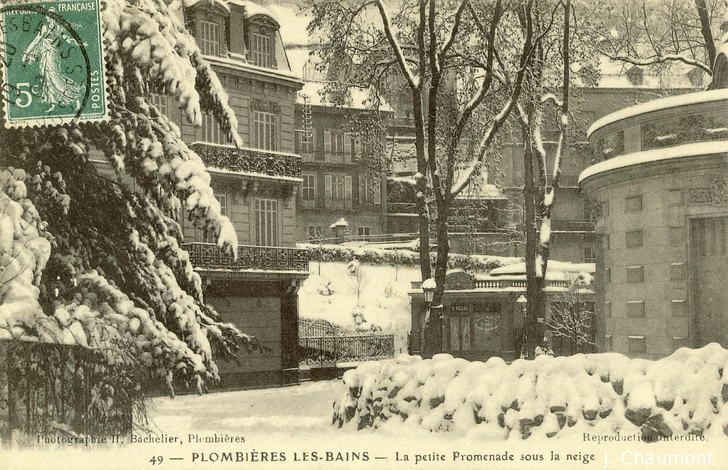 Plombières-les-Bains - La petite Promenade sous la neige.JPG
