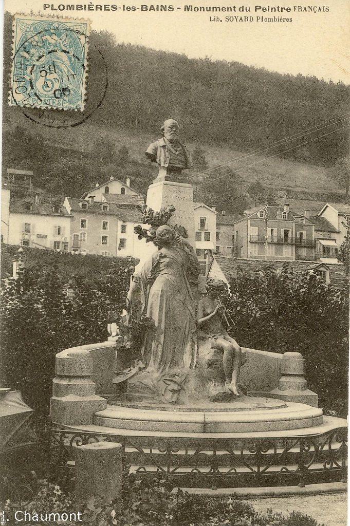 Plombières-les-Bains - Monument du Peintre Français.JPG