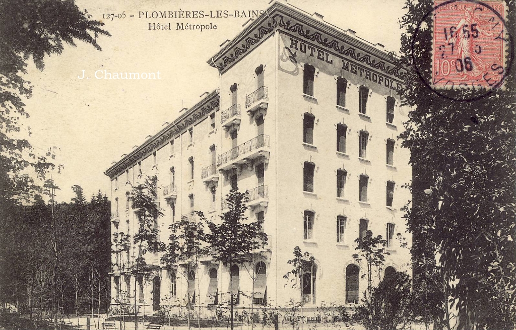 Plombières-les-Bains. - Hôtel Métropole en 1905.jpg