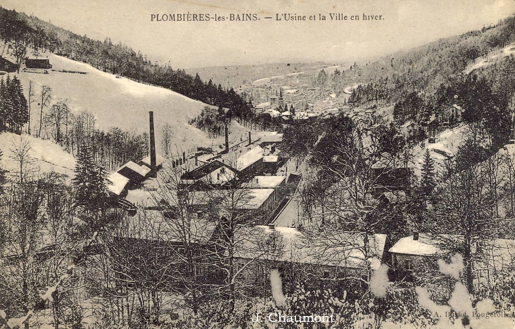 Plombières-les-Bains. - L'Usine et la Ville en hiver.jpg
