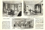 L'Empereur Napoléon III à Plombières. - Cabinet de Sa Majesté - Chambre à coucher de l'Empereur - Intérieur du tir
