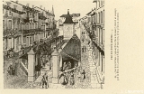 Plombières-Ancien. - 5. - Le Grand Bain (aujourd'hui Bain Romain) rétabli et couvert par le Duc de Lorraine Léopold vers 1704 (vue prise en amont)
