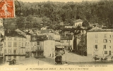 Plombières-les-Bains - Place de l'Eglise et rue d'Epinal