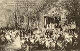 Plombières-les-Bains. - Fin de la Messe célébrée sur le Promenade des Dames en présence de Napoléon III, le 4 juillet 1858
