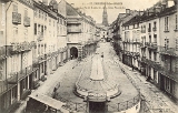 Plombières-les-Bains. - Le Bain Romain et la Rue Stanislas en 1905