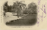 Plombières-les-Bains. - Le Parc - Le Lac en Hiver