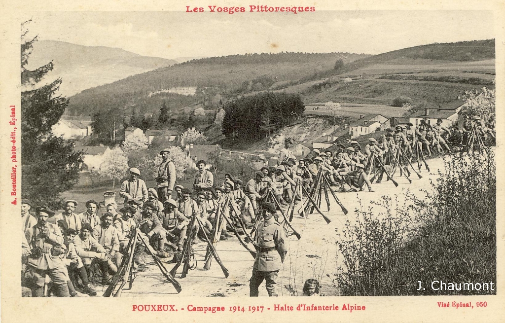 Pouxeux. - Campagne 1914 1917 - Halte d'Infanterie Alpine.JPG
