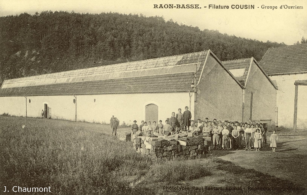 Raon-Basse. - Filature COUSIN - Groupe d'Ouvriers.JPG