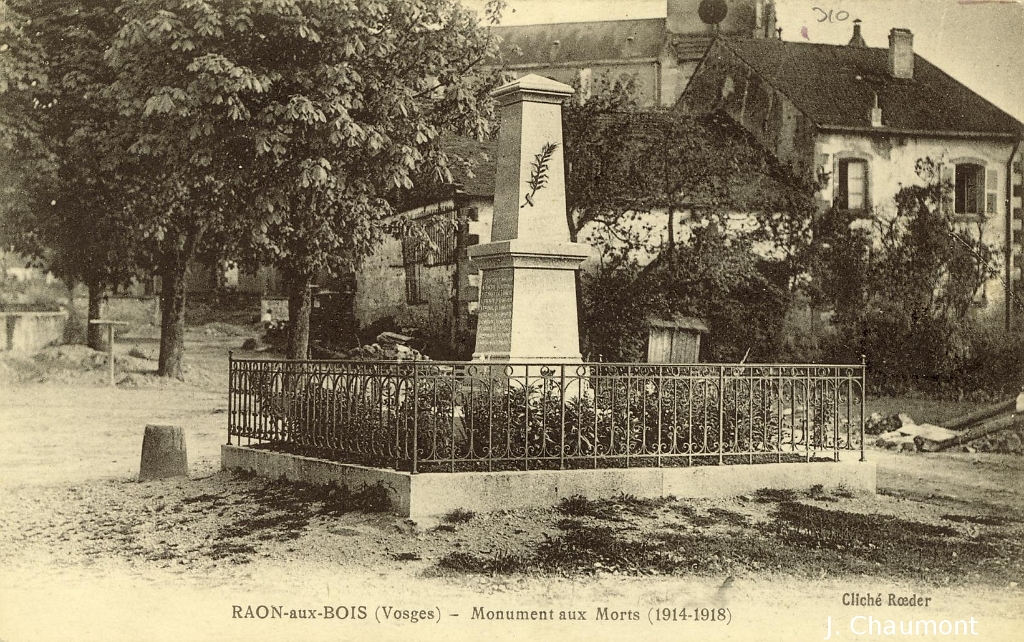 Raon-aux-Bois - Monument aux Morts (1914-1918).JPG