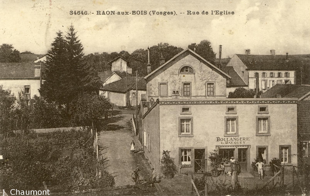 Raon-aux-Bois. - Rue de l'Eglise.JPG