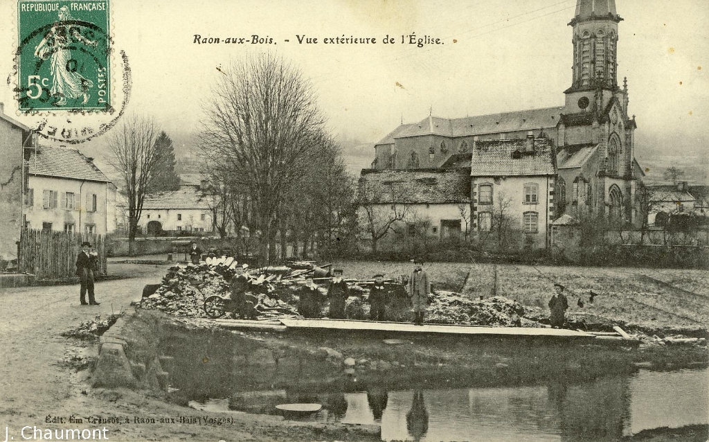 Raon-aux-Bois. - Vue extérieure de l'Eglise.JPG
