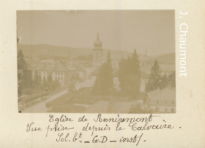 Eglise de Remiremont, vue prise depuis le Calvaire le 6 juin 1898.jpg