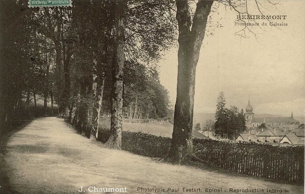 Remiremont - Promenade du Calvaire en 1913.JPG