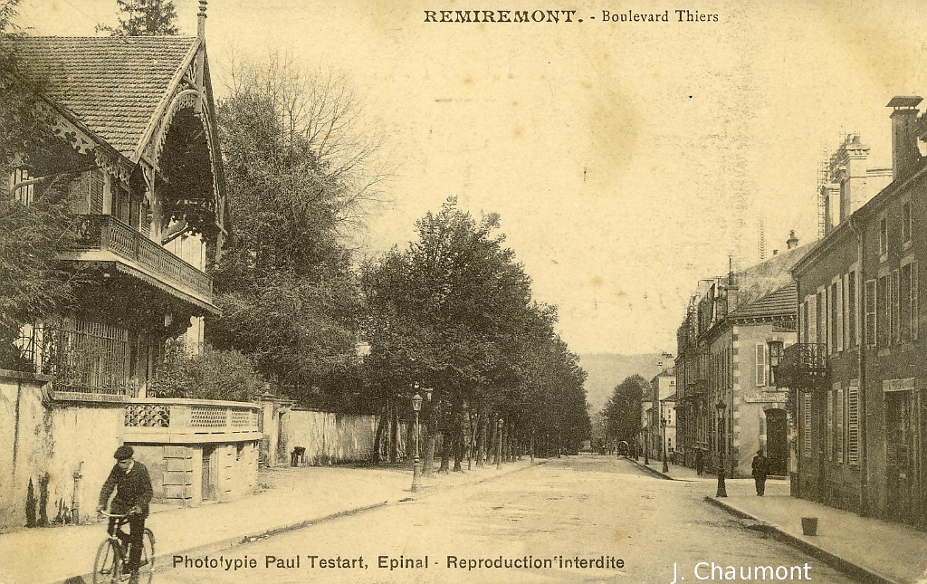 Remiremont. - Boulevard Thiers (2).JPG
