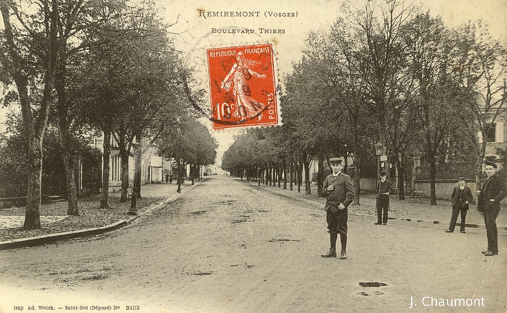 Remiremont. - Boulevard Thiers (3).JPG