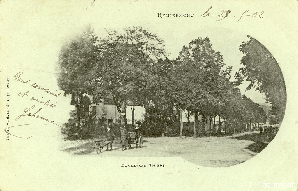 Remiremont. - Boulevard Thiers (5).JPG