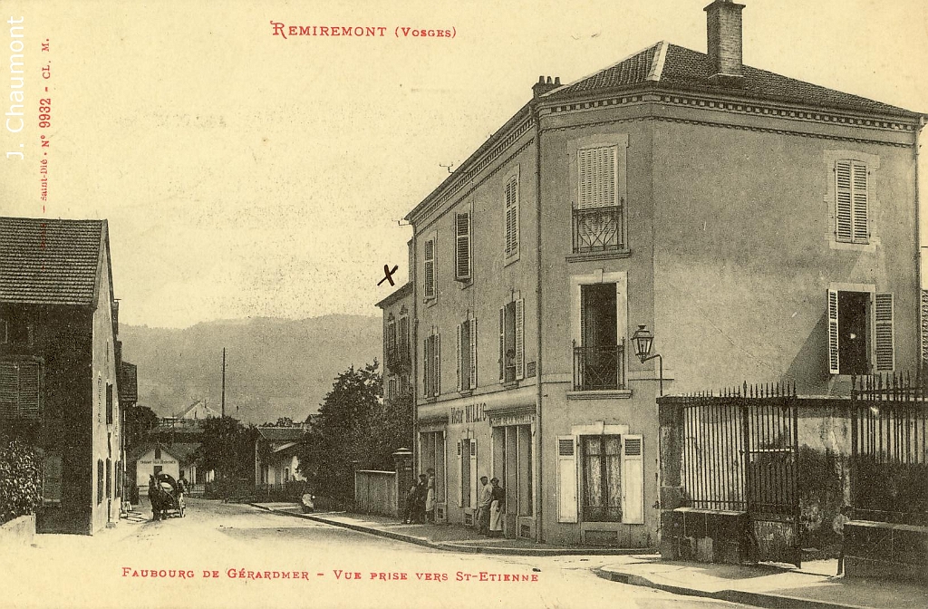 Remiremont. - Faubourg de Gérardmer - Vue prise vers St-Etienne.JPG