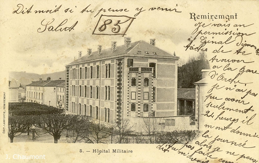 Remiremont. - Hôpital Militaire (3).JPG