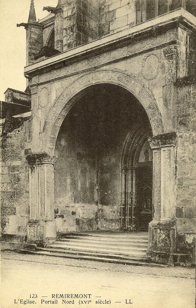 Remiremont. - L'Eglise. Portail Nord (XVIe siècle).JPG