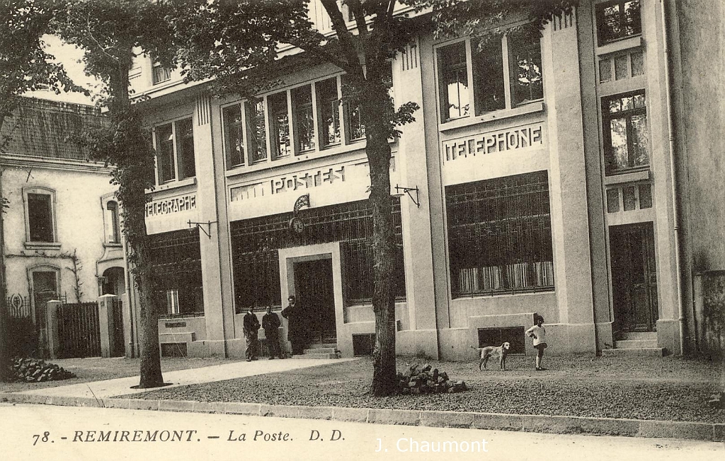 Remiremont. - La Poste en 1929.JPG