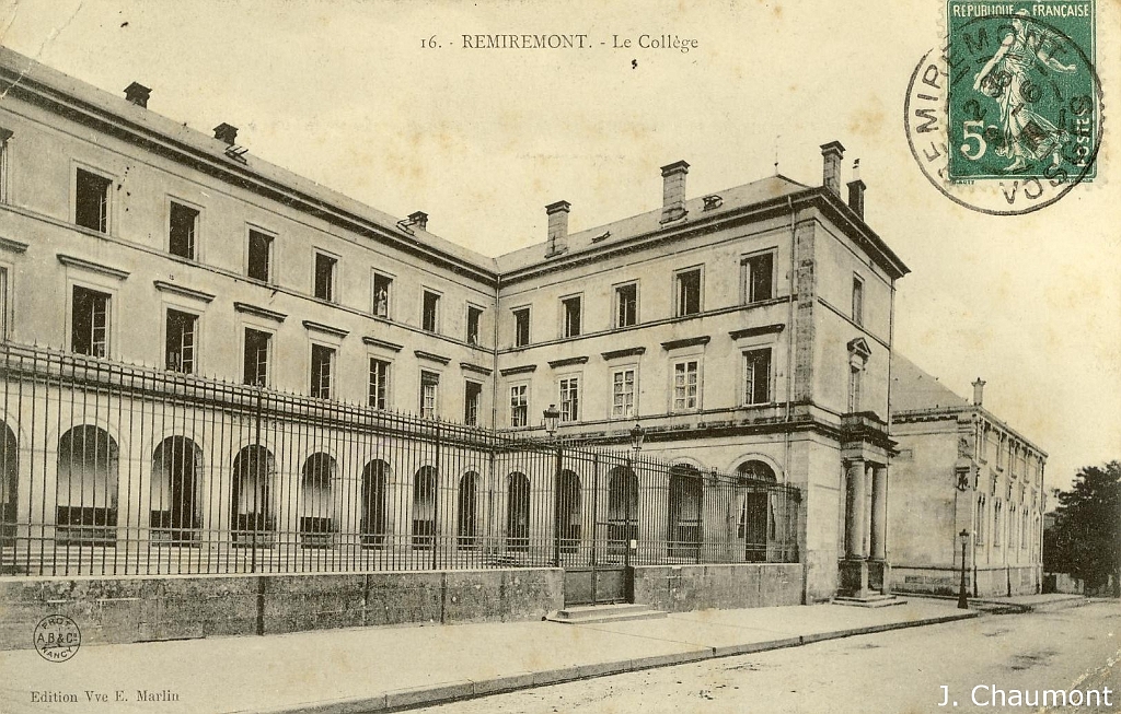 Remiremont. - Le Collège (4).JPG