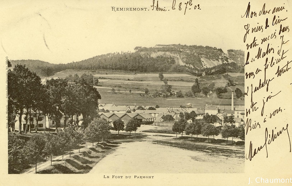 Remiremont. - Le Fort du Parmont (2).JPG