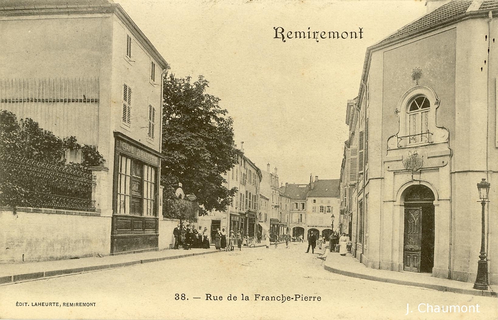 Remiremont. - Rue de la Franche-Pierre en 1903.JPG